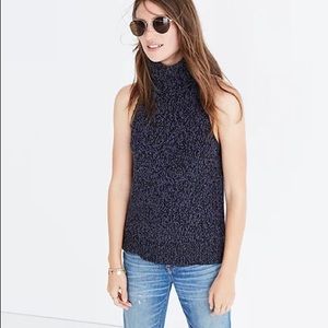 Madewell Turtleneck Cutaway Sweater-Vest Medium BNWOT